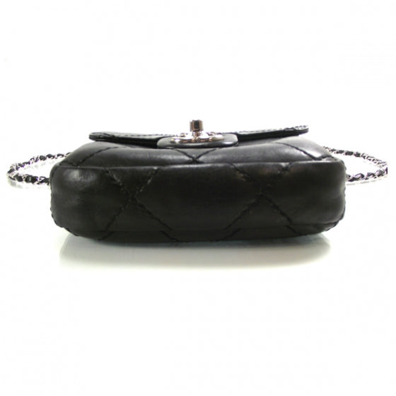 Chanel Lambskin Small Stitched Mini Flap Black 4 of 11