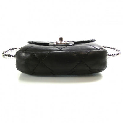 Chanel Lambskin Small Stitched Mini Flap Black 4 of 11