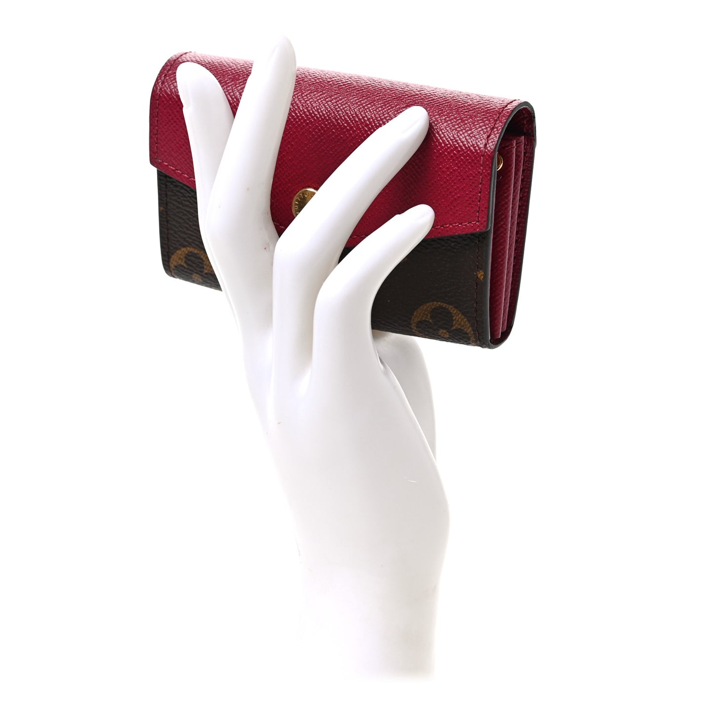 Monogram Sarah Multicartes Fuchsia