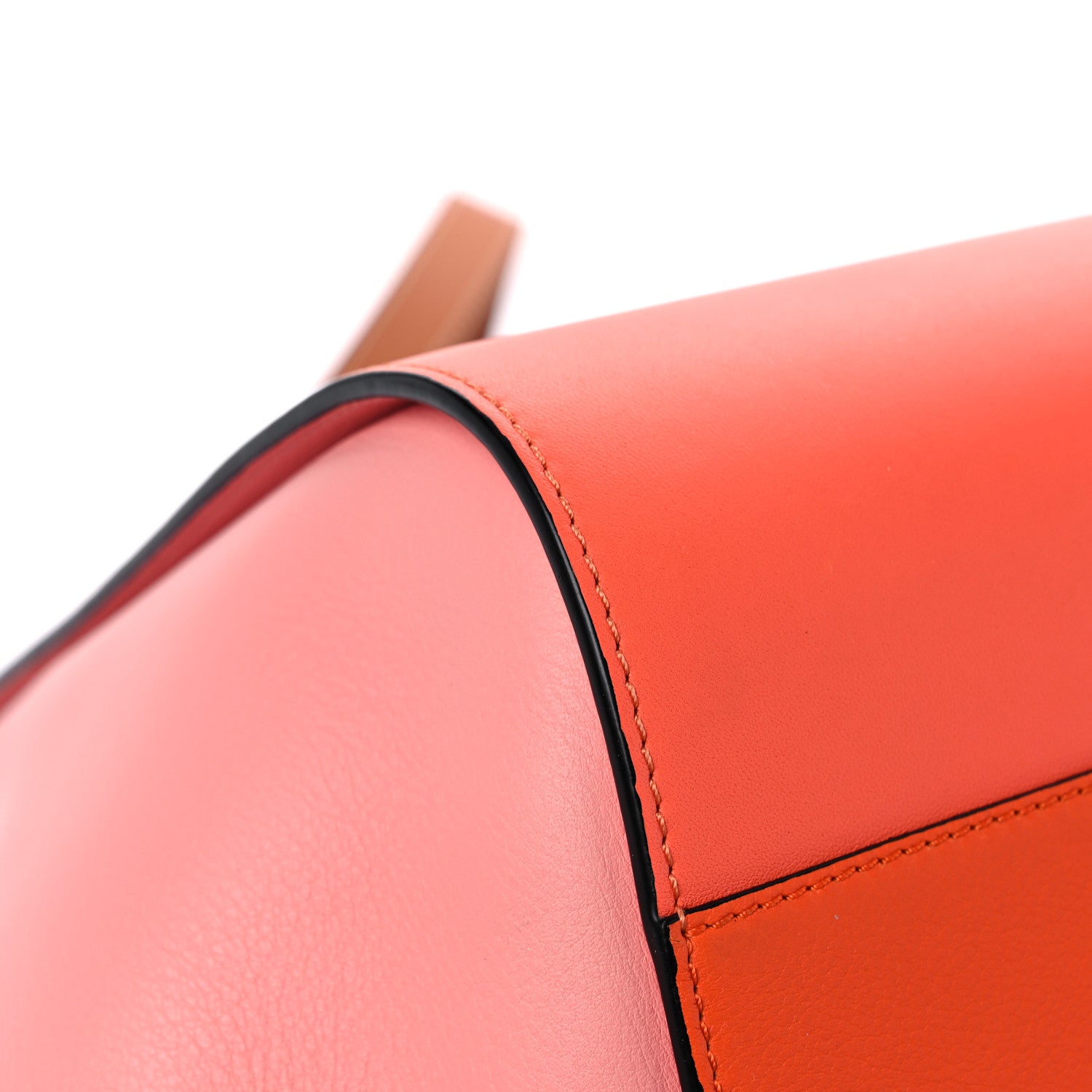 Loewe Calfskin Small Hammock Shoulder Bag Pastel Pink Orange 9 of 12