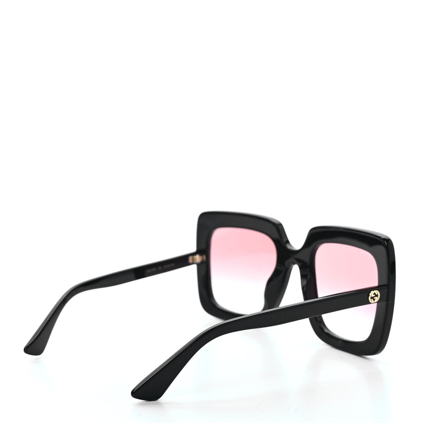 Acetate Crystal Oversize Sunglasses GG0148S Black