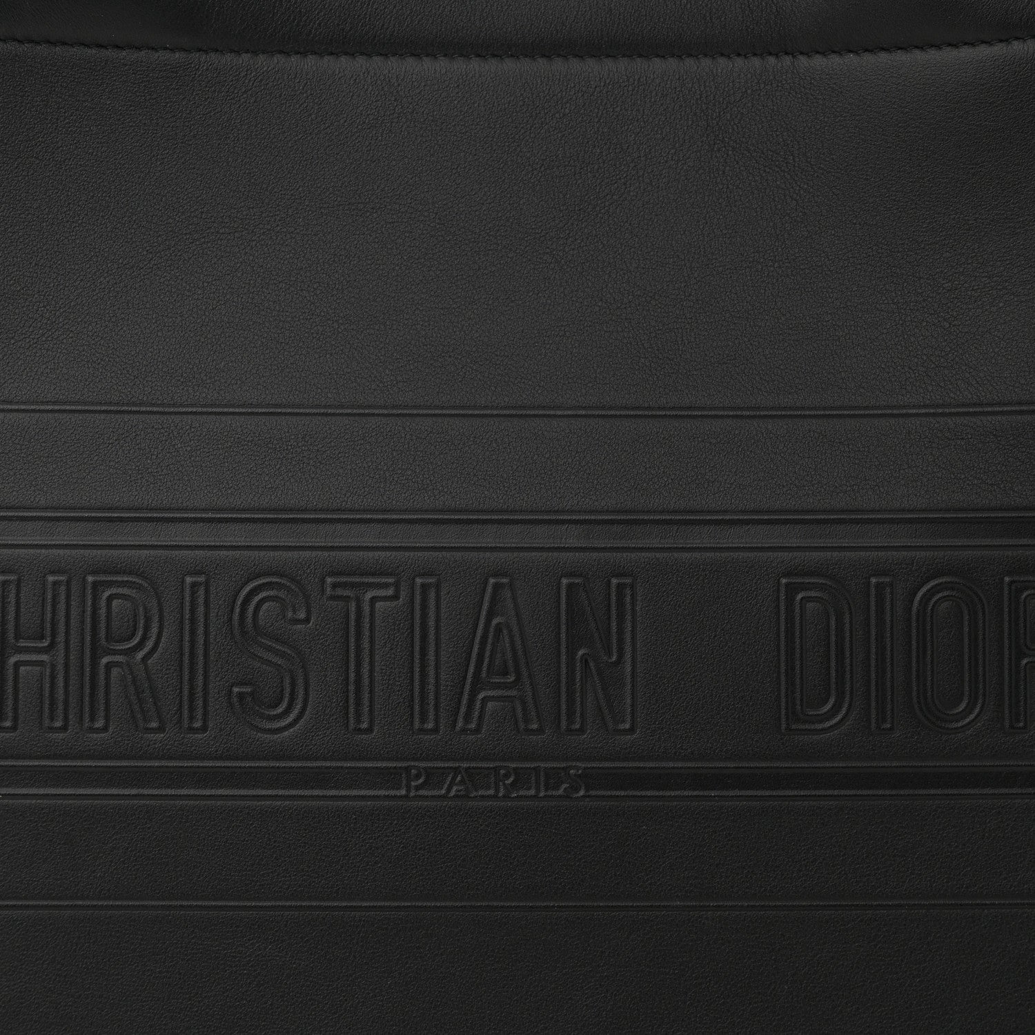 Christian Dior Calfskin Embossed Medium Book Tote Black 8 of 11