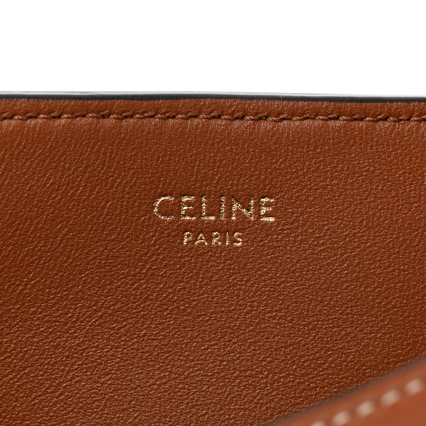 Smooth Calfskin Triomphe Small Louise Bag Tan