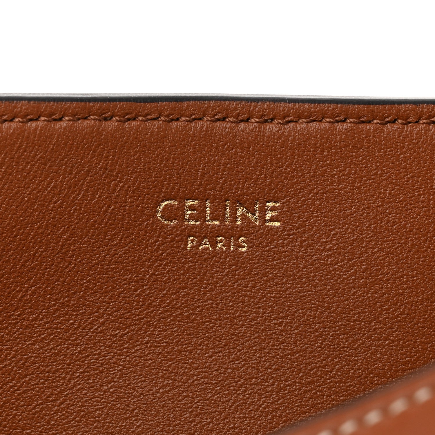 Celine Smooth Calfskin Triomphe Small Louise Bag Tan 6 of 10