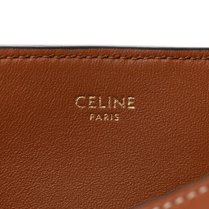 Celine Smooth Calfskin Triomphe Small Louise Bag Tan 6 of 10