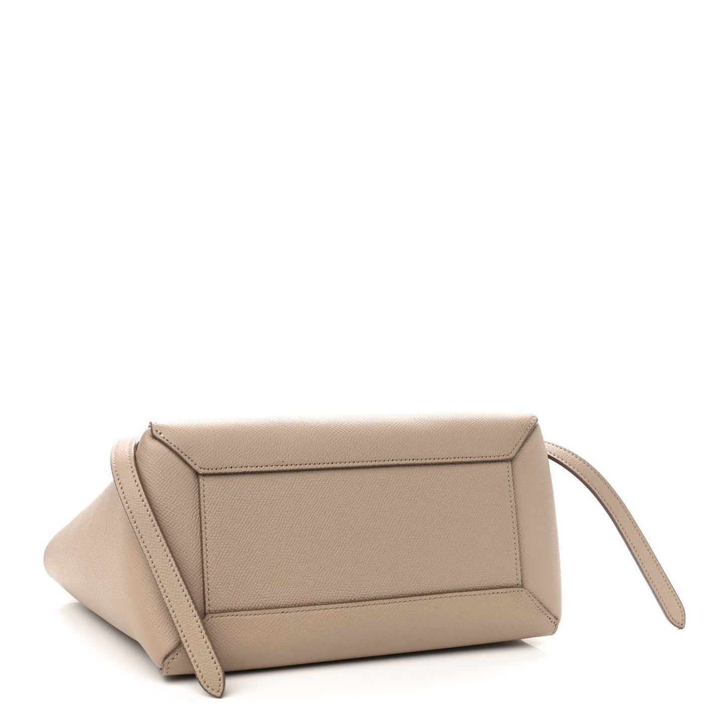 Grained Calfskin Micro Belt Bag Light Taupe