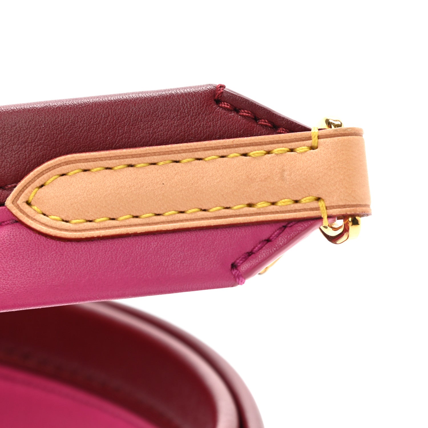 Louis Vuitton Calfskin Cluny BB Shoulder Strap Bordeaux Fuchsia 6 of 9