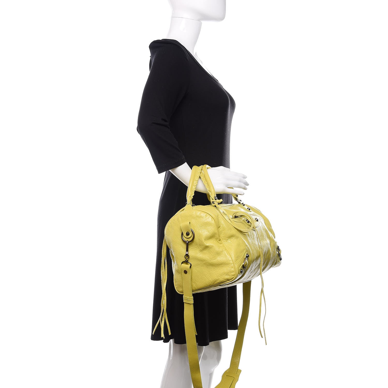 Balenciaga Agneau Boston Jaune Poussin 2 of 11