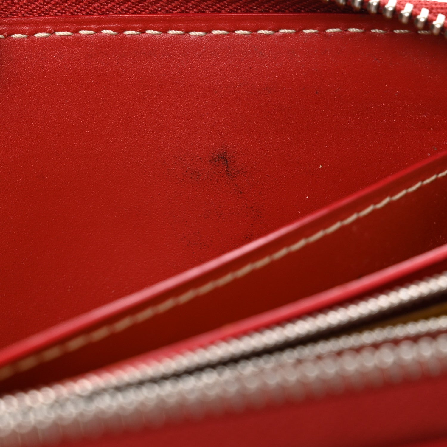 Goyard Goyardine Matignon Zip Around GM Wallet Red 7 of 8
