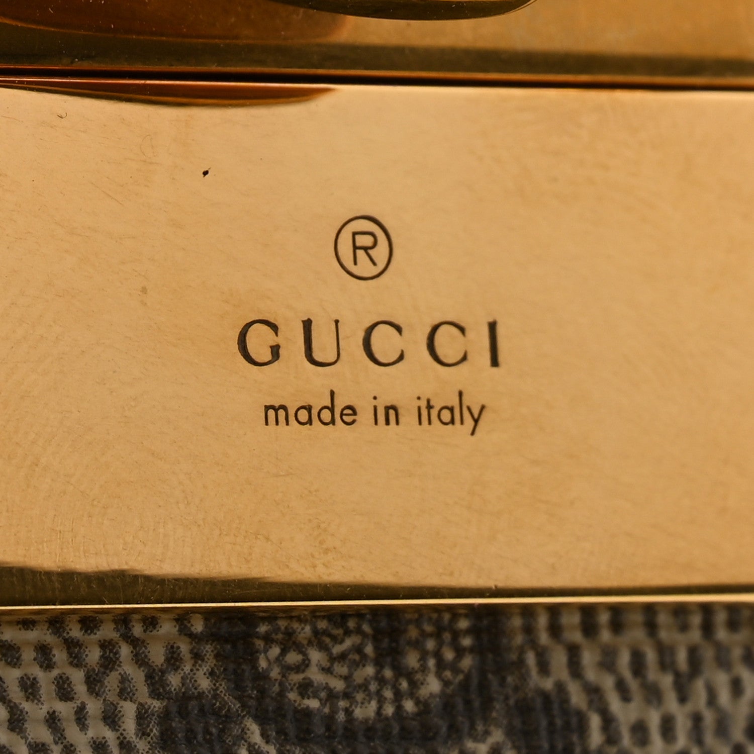 Gucci GG Supreme Monogram Plutone Calfskin Double G Reversible 37mm Belt 120 48 Beige Ebony New Acero 4 of 8