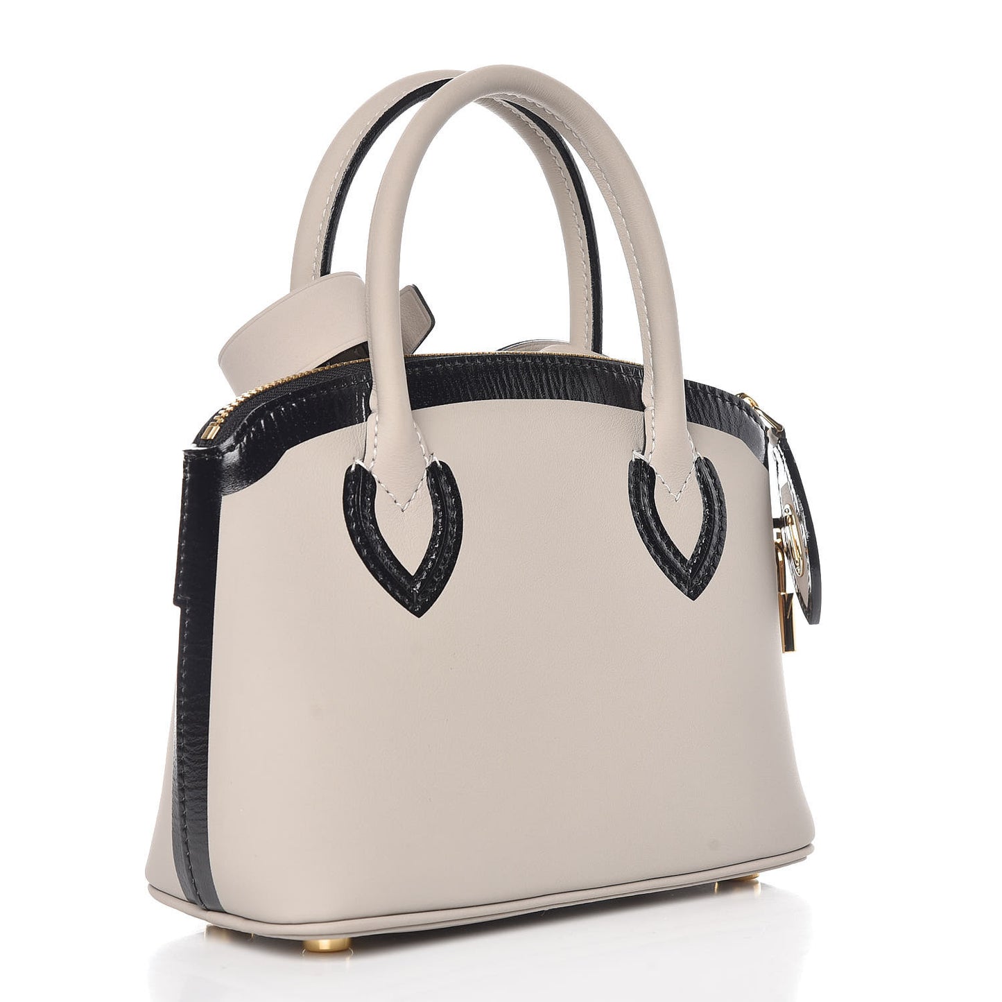 Cuir Obsession Lockit BB Gris