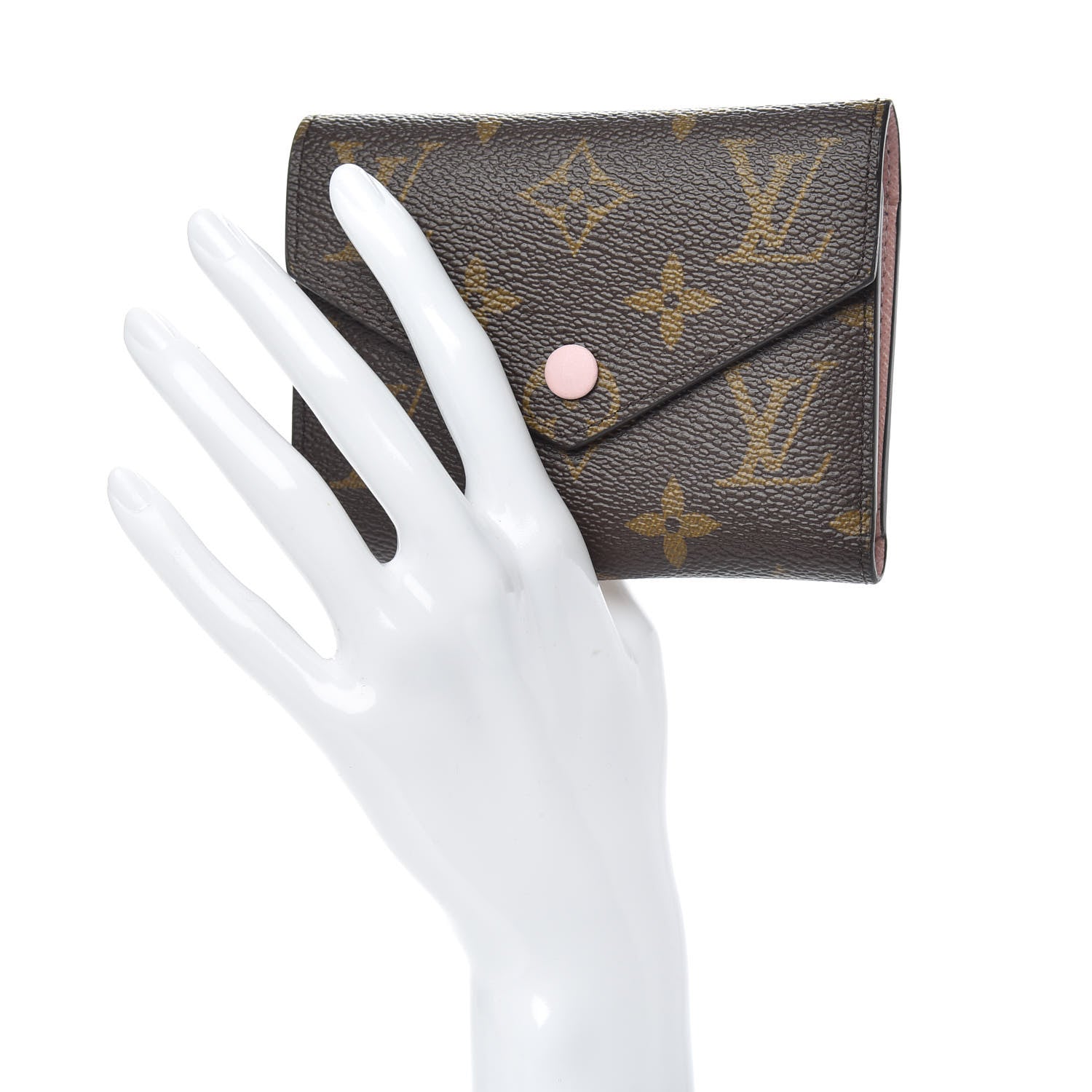 Louis Vuitton Monogram Victorine Wallet Rose Ballerine 2 of 6