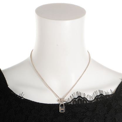 Hermes Sterling Silver Amulette Cadenas Kelly Pendant Necklace 3 of 7