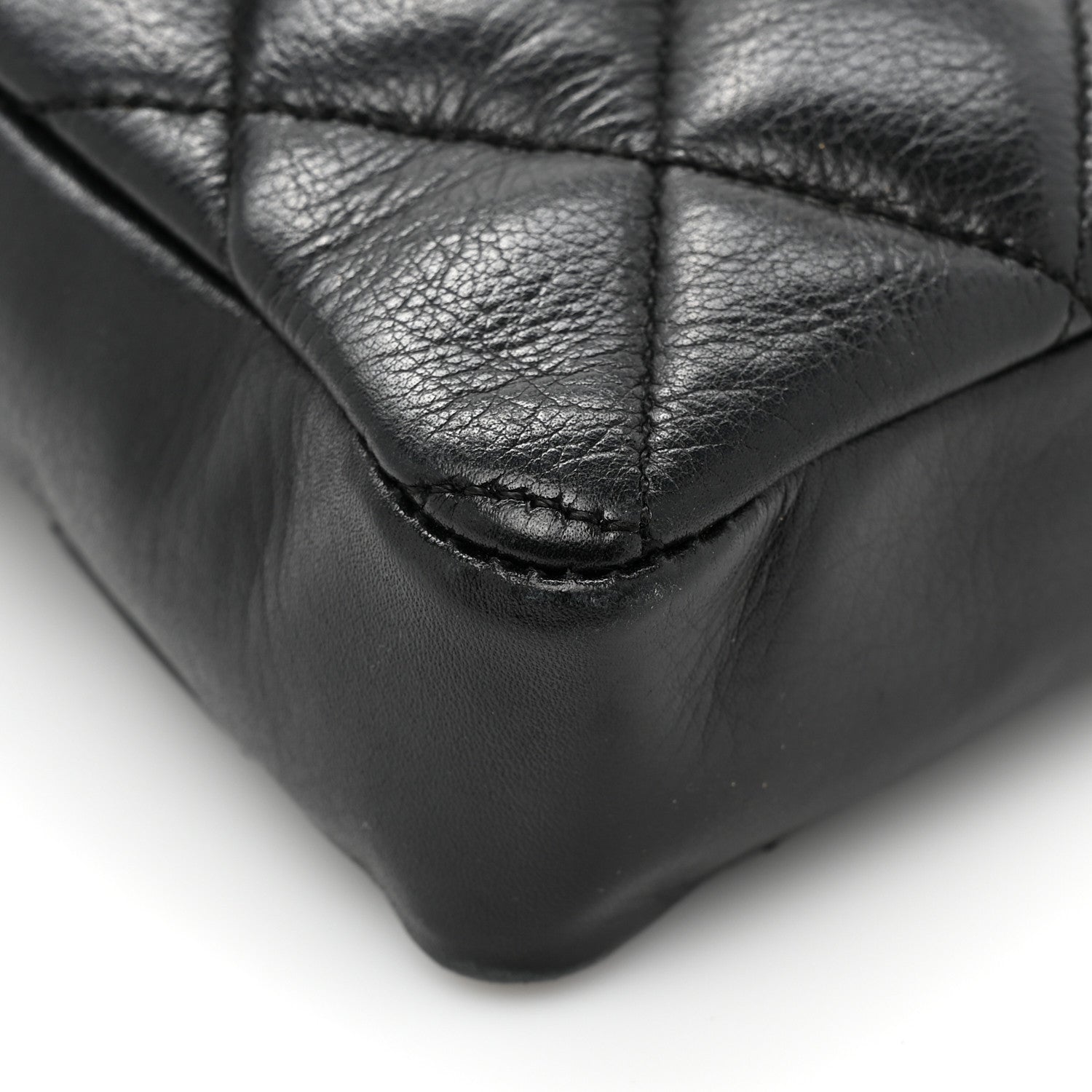 Chanel Lambskin Quilted Flap Waist Belt Bag 75 30 Black 16 of 19