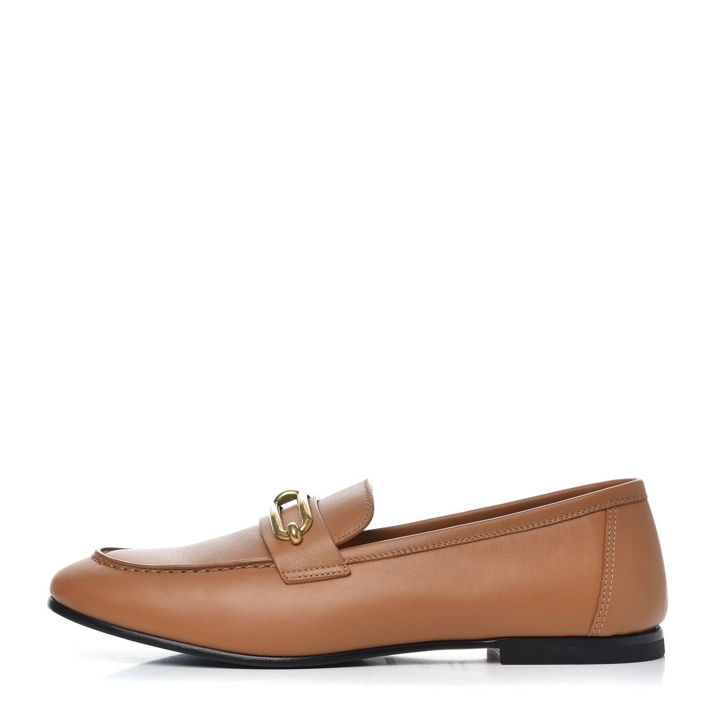 Calfskin Colette Loafer 37.5 Beige Dore