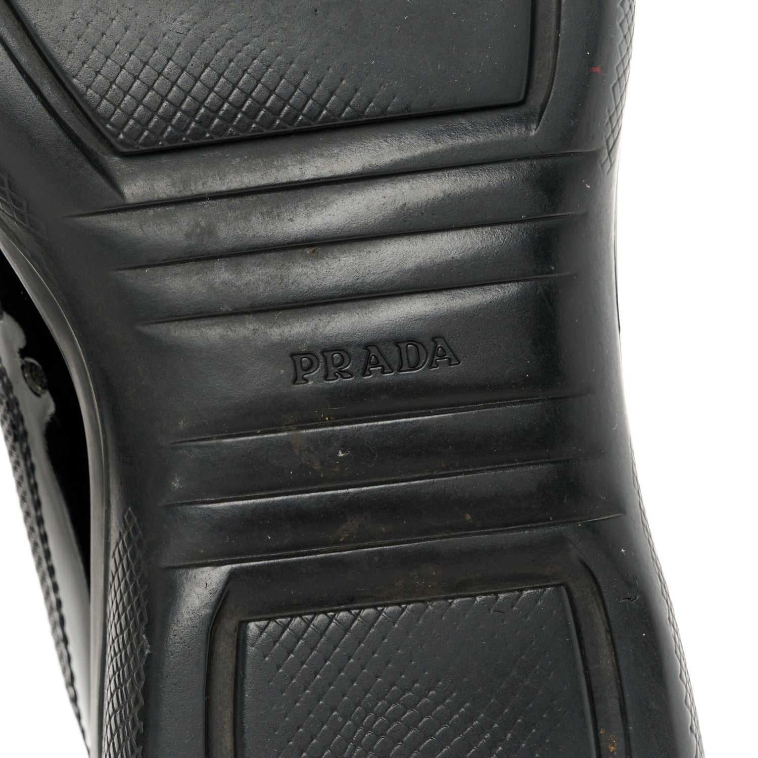 Prada Patent Mens America's Cup Patchwork Sneakers 10.5 Black 7 of 9