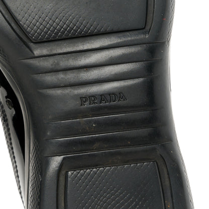 Prada Patent Mens America's Cup Patchwork Sneakers 10.5 Black 7 of 9