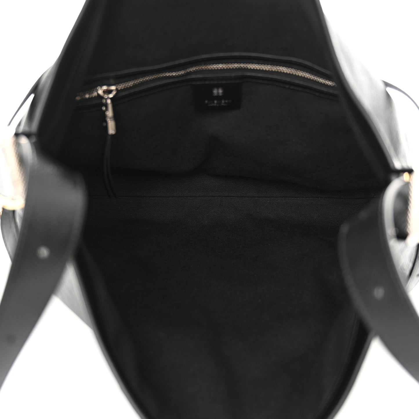 Tumbled Calfskin Medium Voyou Bag Black