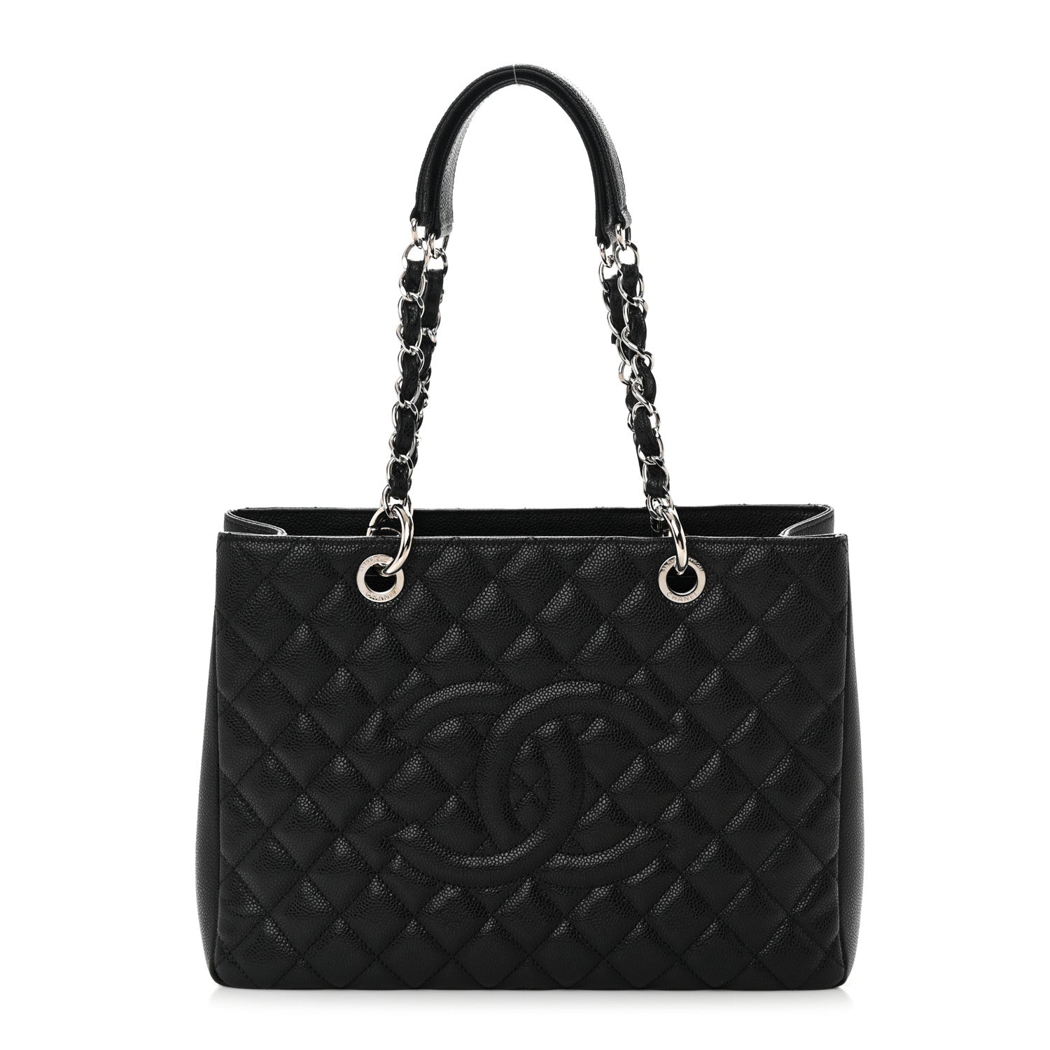 Chanel Caviar Quilted Grand Shopping Tote GST Black 1 of 14