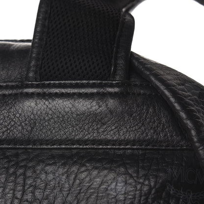 MCM Visetos Studded Colorblock Medium Stark Brock Backpack Black 13 of 13