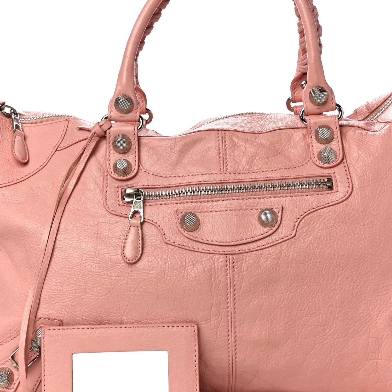 Balenciaga Agneau Giant 12 Silver Hardware Work Rose Peche 9 of 11