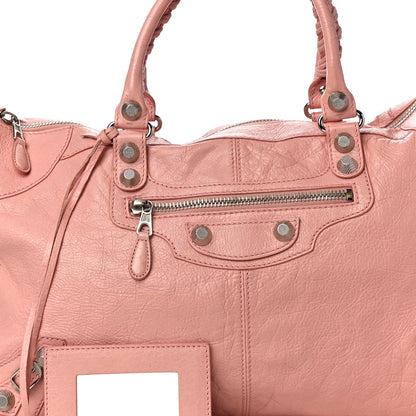 Balenciaga Agneau Giant 12 Silver Hardware Work Rose Peche 9 of 11