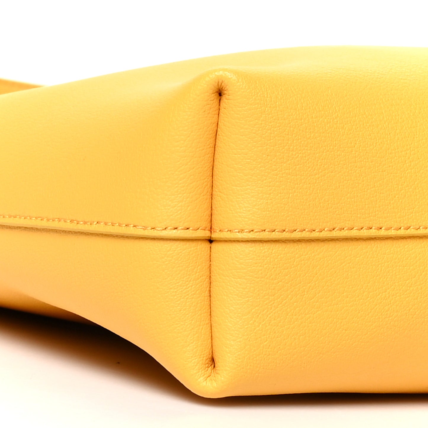 Calfskin Toy Shopping Tote Yellow