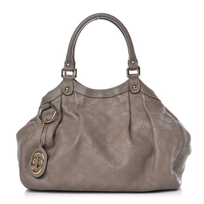 Gucci Guccissima Medium Sukey Tote Taupe 1 of 14
