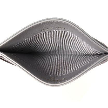 Chanel Caviar Quilted Card Holder Grey 5 of 10