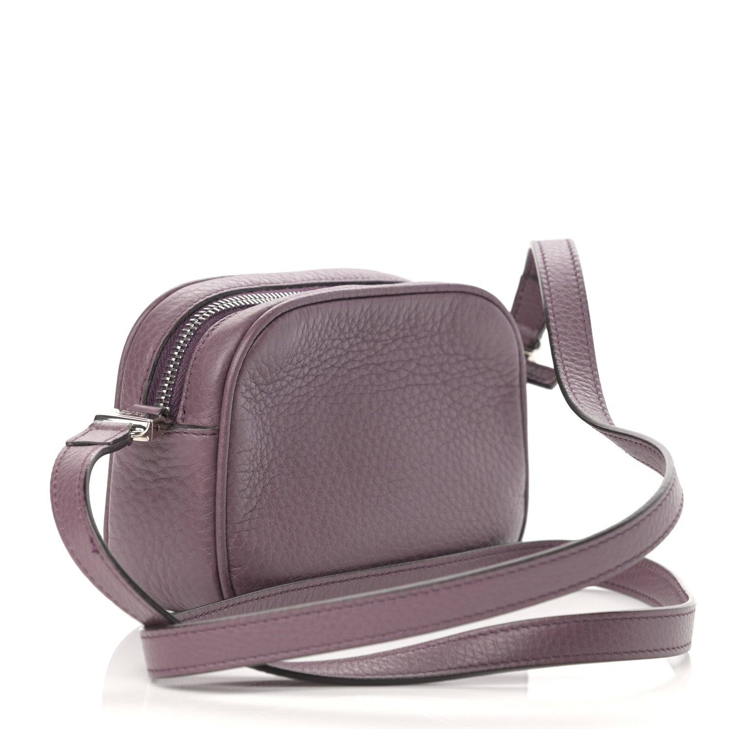 Gucci Pebbled Calfskin Children's Mini Soho Disco Messenger Bag Peonia Flower 3 of 14