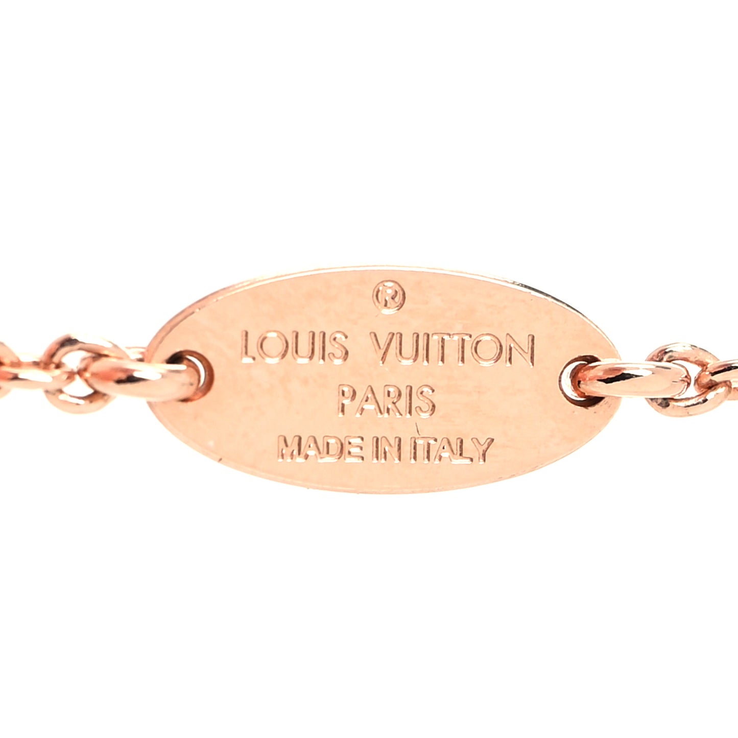 Essential V Necklace Rose Gold