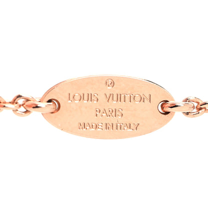 Louis Vuitton Essential V Necklace Rose Gold 5 of 6