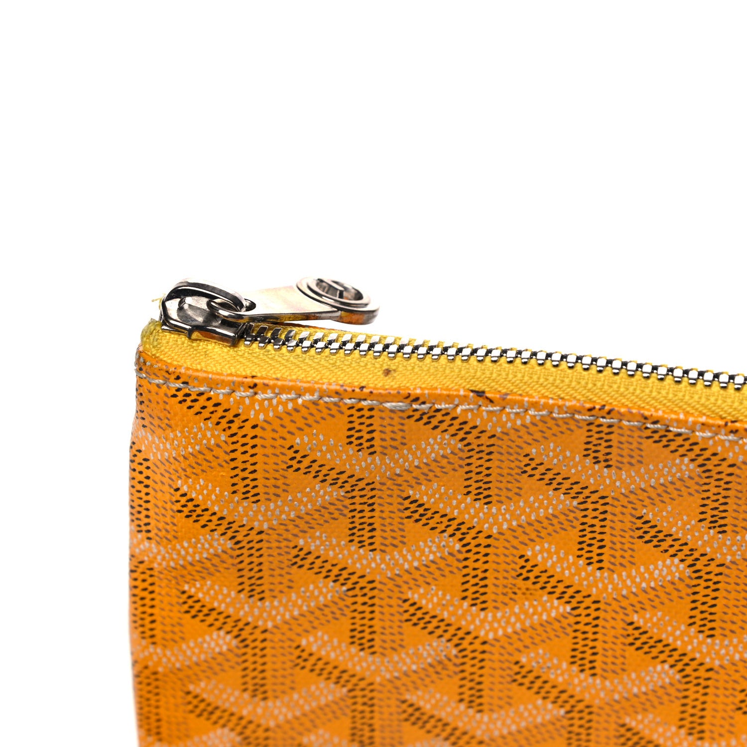 Goyard Goyardine Senat Pochette MM Yellow 20 of 20