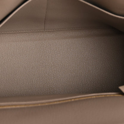 Hermes Togo Horseshoe Kelly Retourne 28 Gris Asphalte Anemone 5 of 15