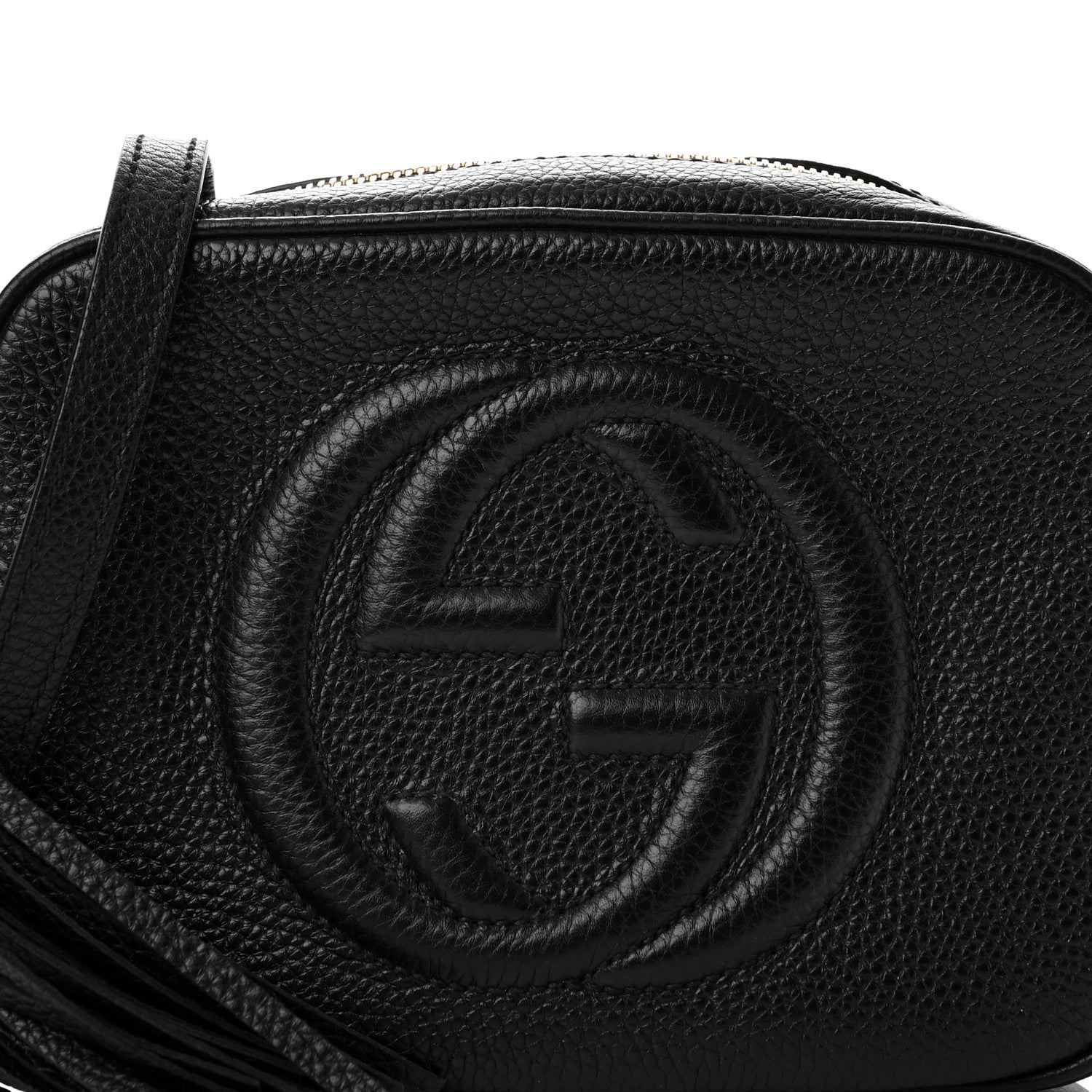 Gucci Pebbled Calfskin Small Soho Disco Bag Black 8 of 11