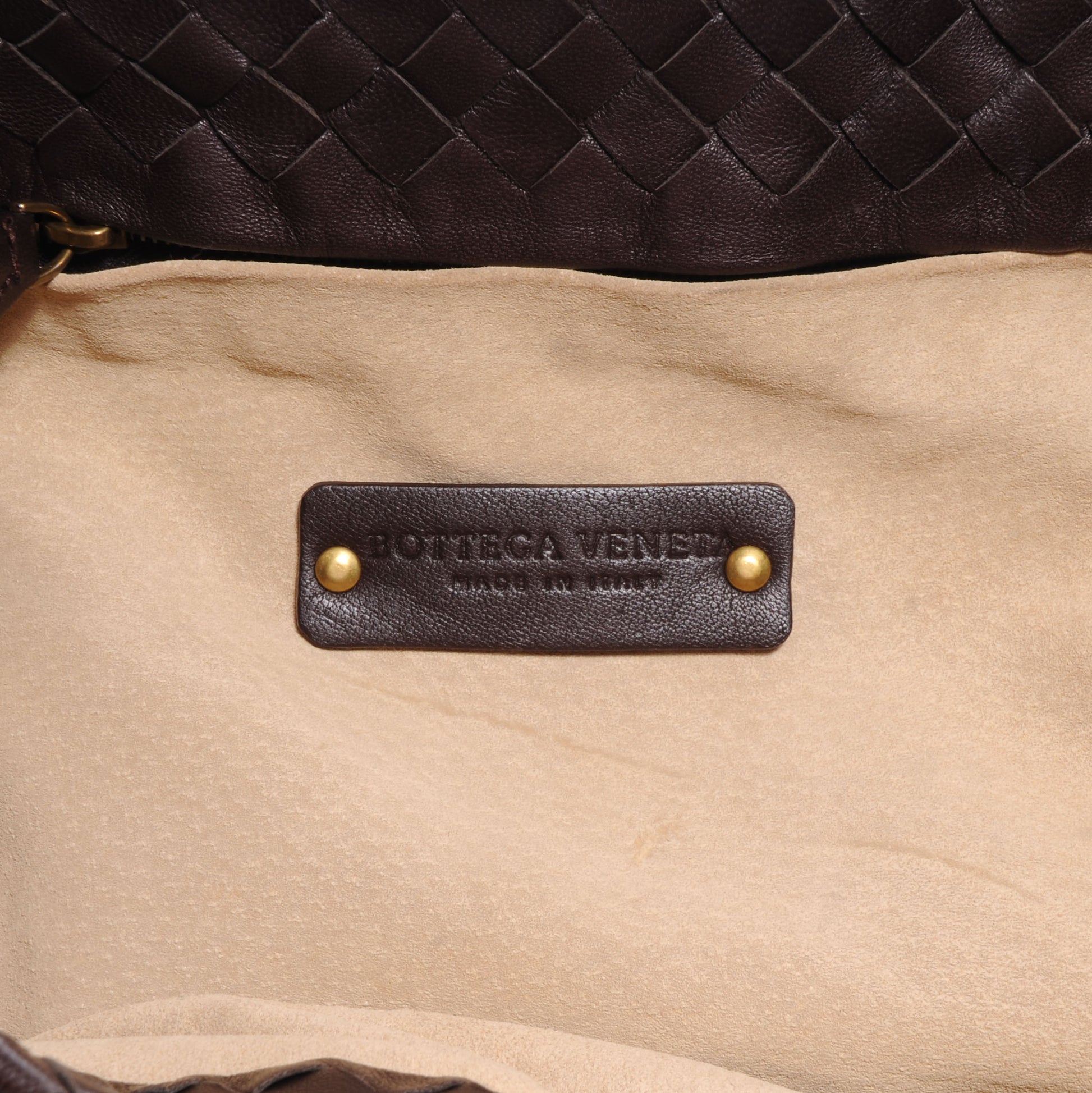 Bottega Veneta Nappa Intrecciato Shoulder Bag Ebano 6 of 8