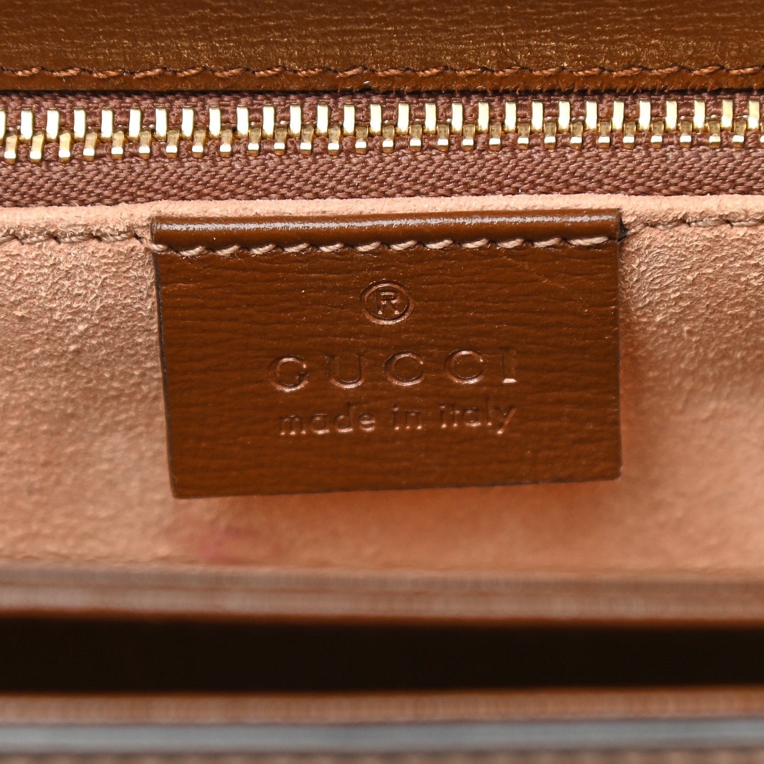 Gucci GG Supreme Monogram Horsebit 1955 Shoulder Bag Beige Brown Sugar 6 of 11