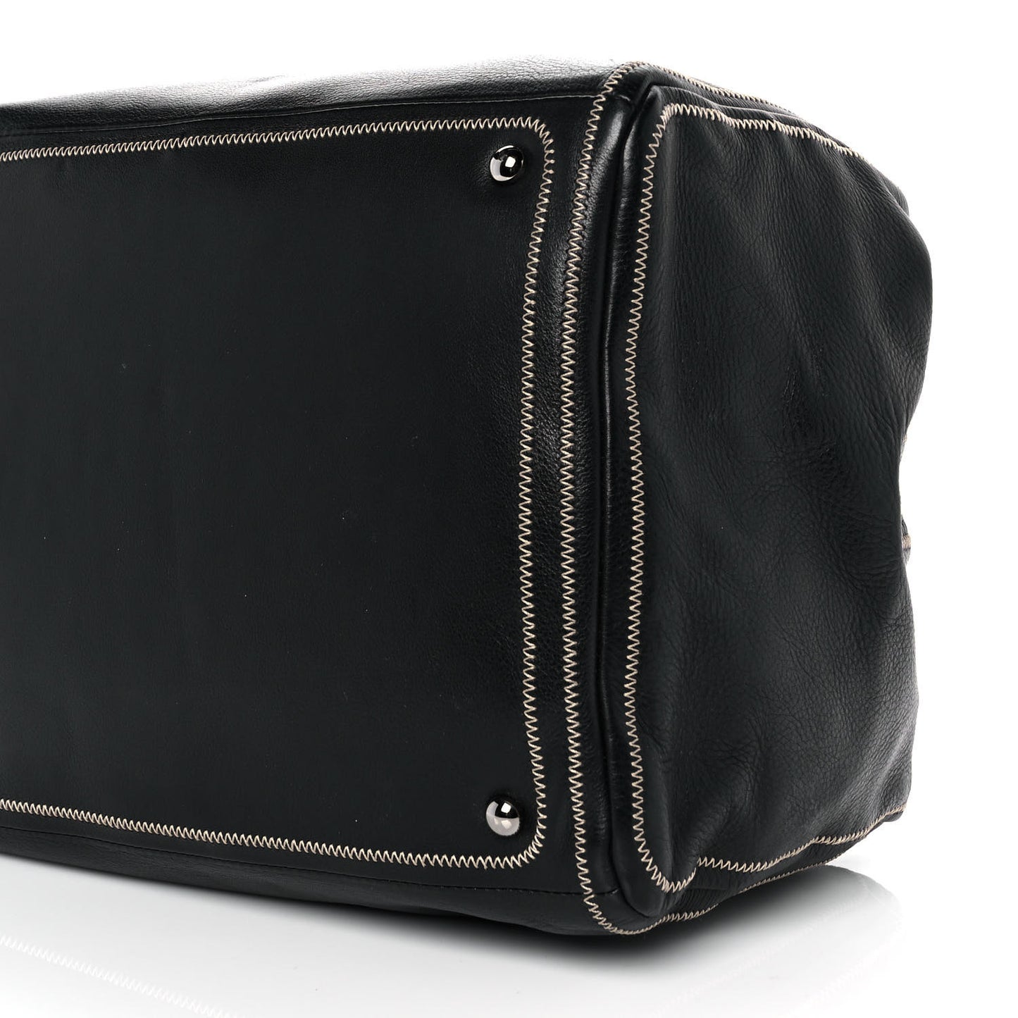 Lambskin Medium Bowler Black