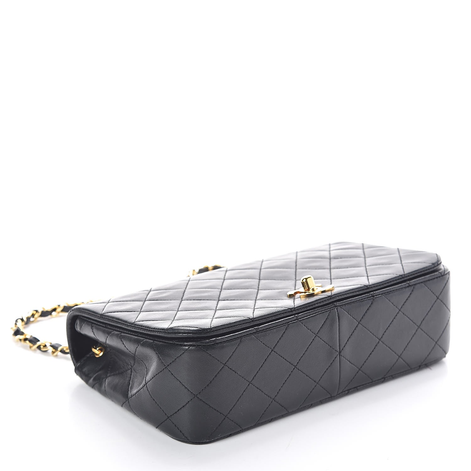 Chanel Lambskin Quilted Small Single Flap Black 4 of 11