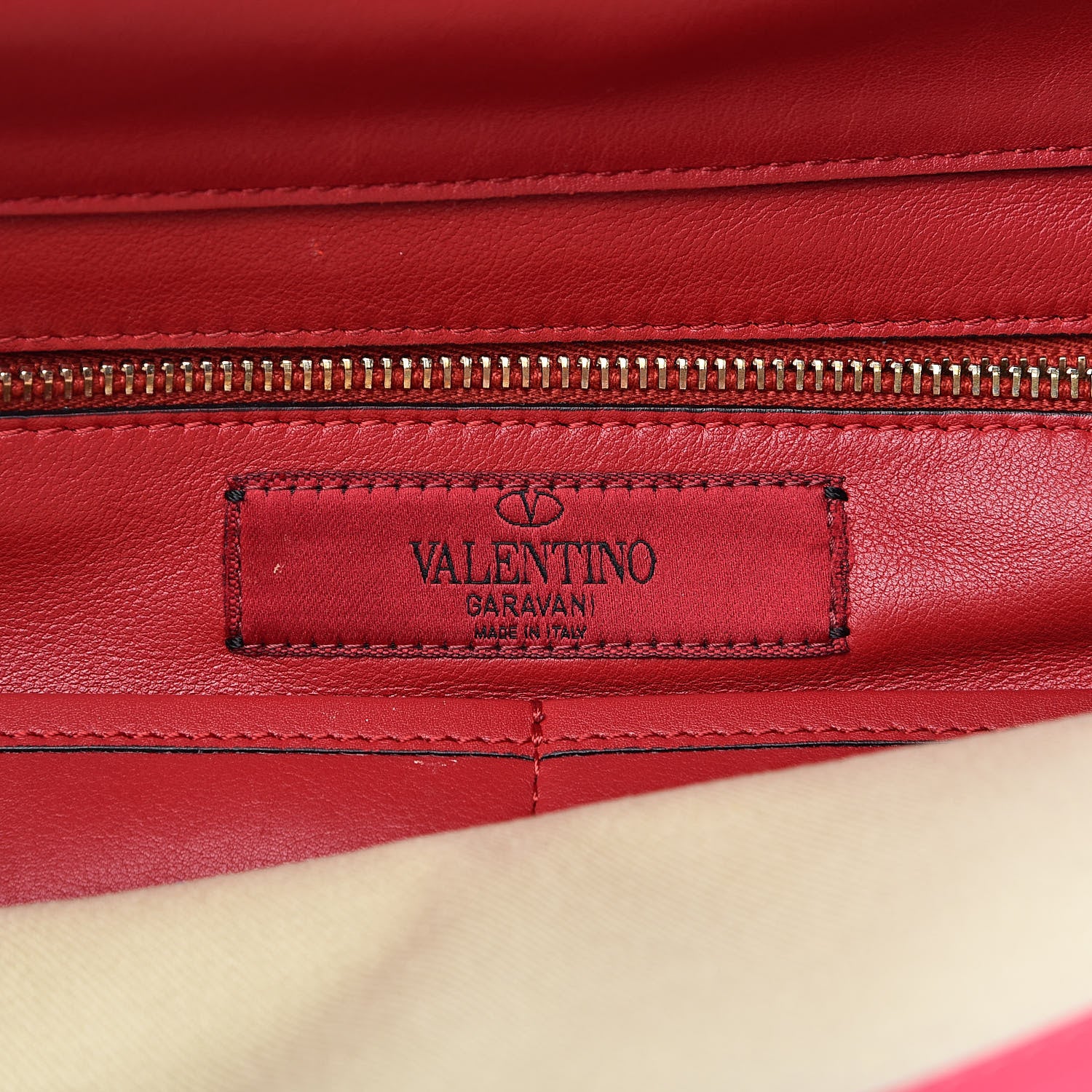 Valentino Garavani Vitello Colorblock Medium Rockstud Tote Deep Rose Clover Grey Scarlet 6 of 14