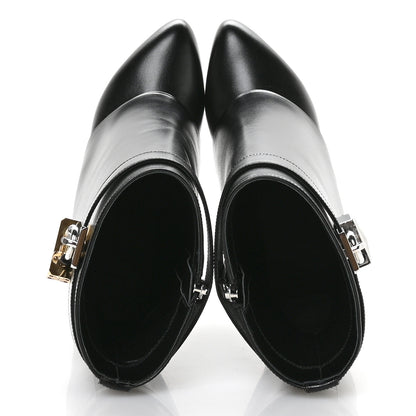 Givenchy Calfskin Shark Lock Ankle Boots 39 Black 2 of 8