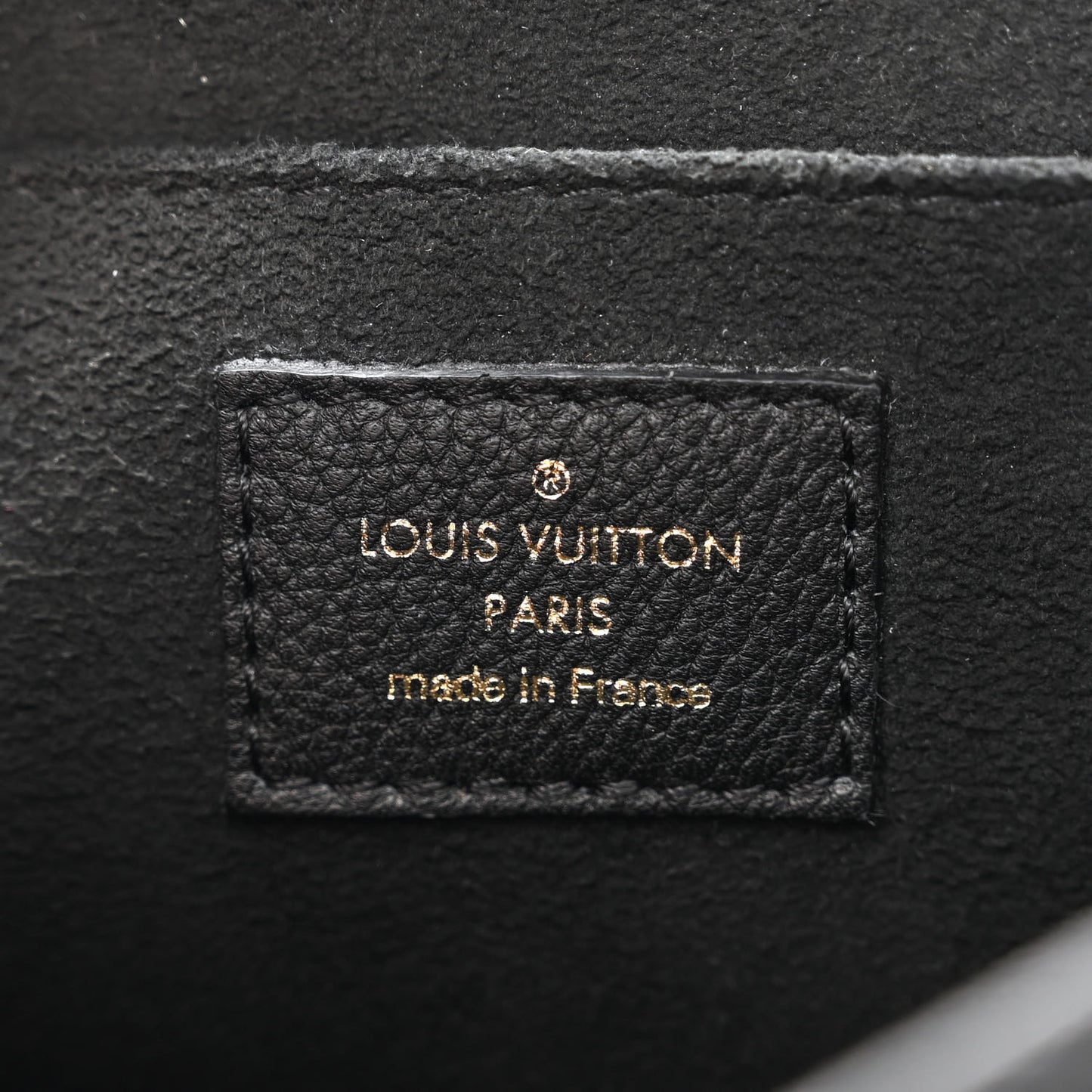 Grained Calfskin Lockme Chain Bag PM Black