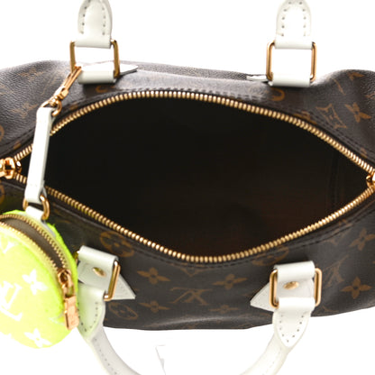 Louis Vuitton Monogram LV Match Speedy Bandouliere 25 White 7 of 9