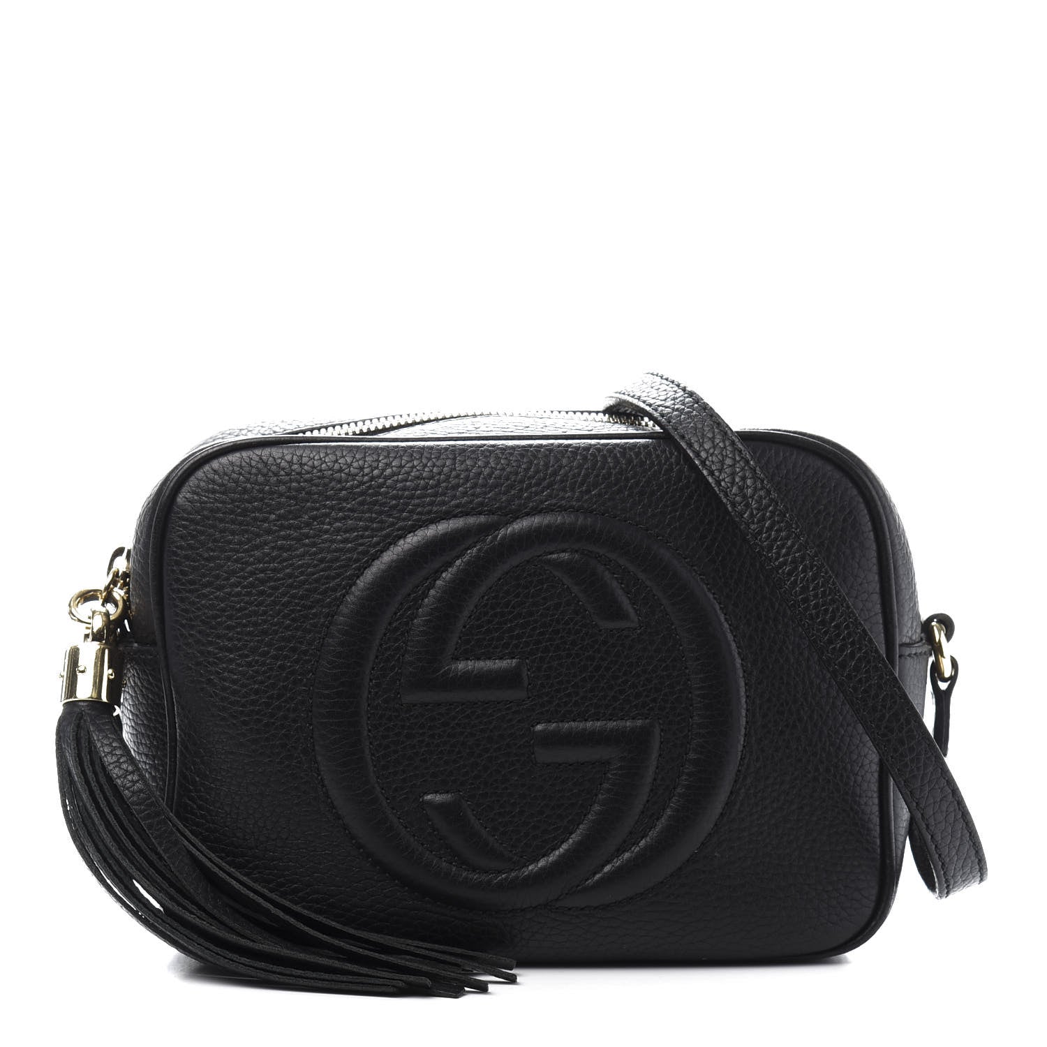 Gucci Pebbled Calfskin Small Soho Disco Bag Black 1 of 11