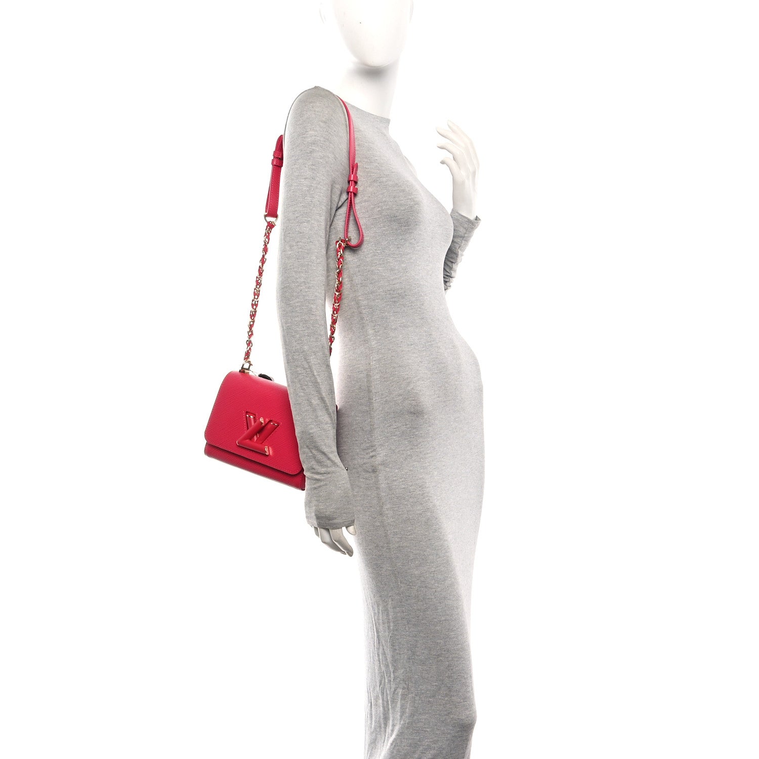 Louis Vuitton Epi Twist Shoulder Bag PM Freesia 2 of 11
