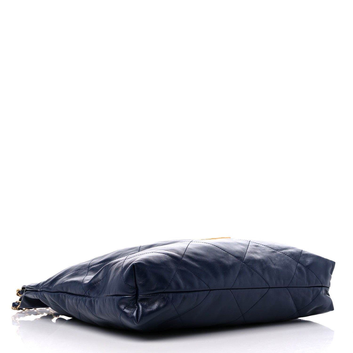 Chanel Shiny Calfskin Quilted Chanel 22 Navy Blue 5 of 11