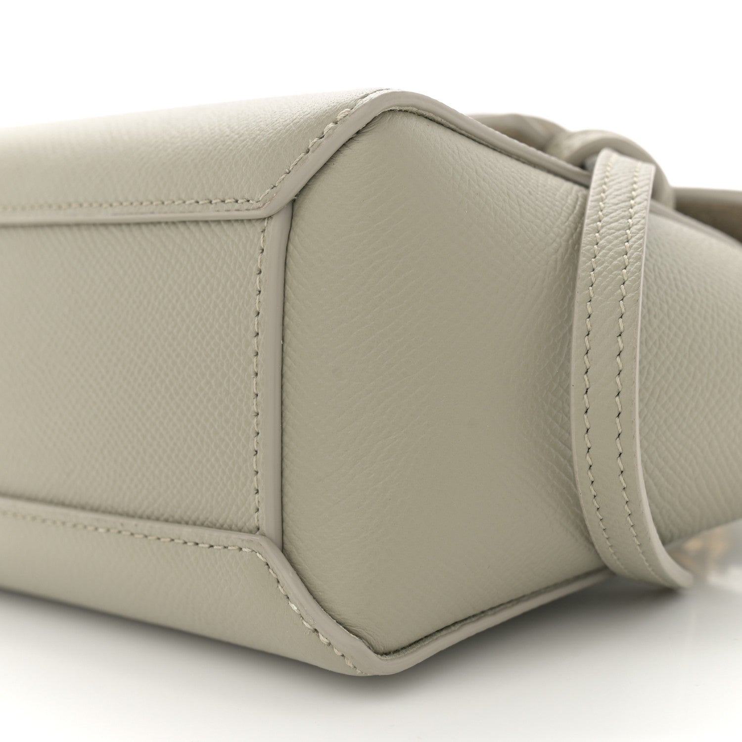 Celine Grained Calfskin Pico Belt Bag Green Clay 10 of 11