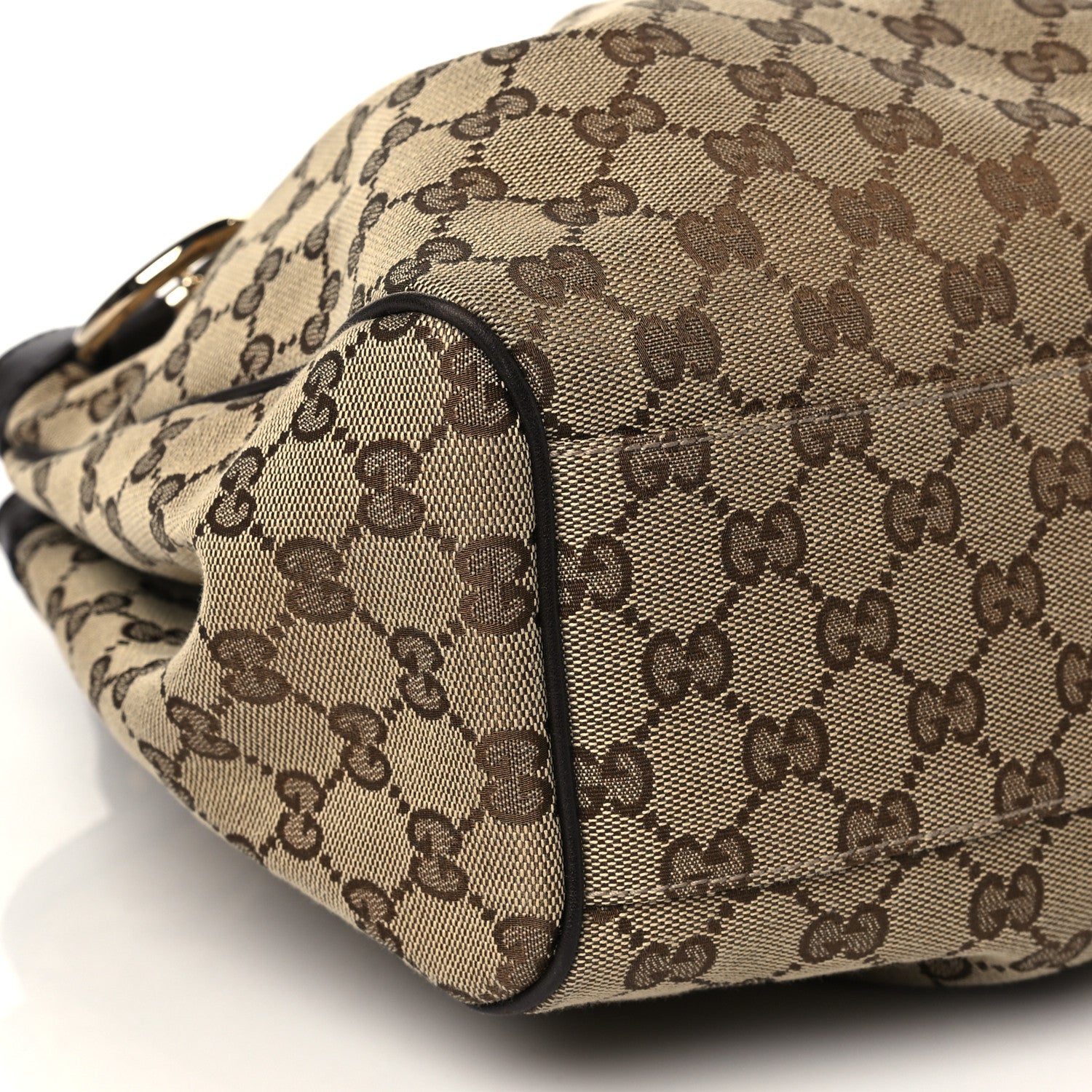 Gucci Monogram Medium Sukey Tote Dark Brown 9 of 10