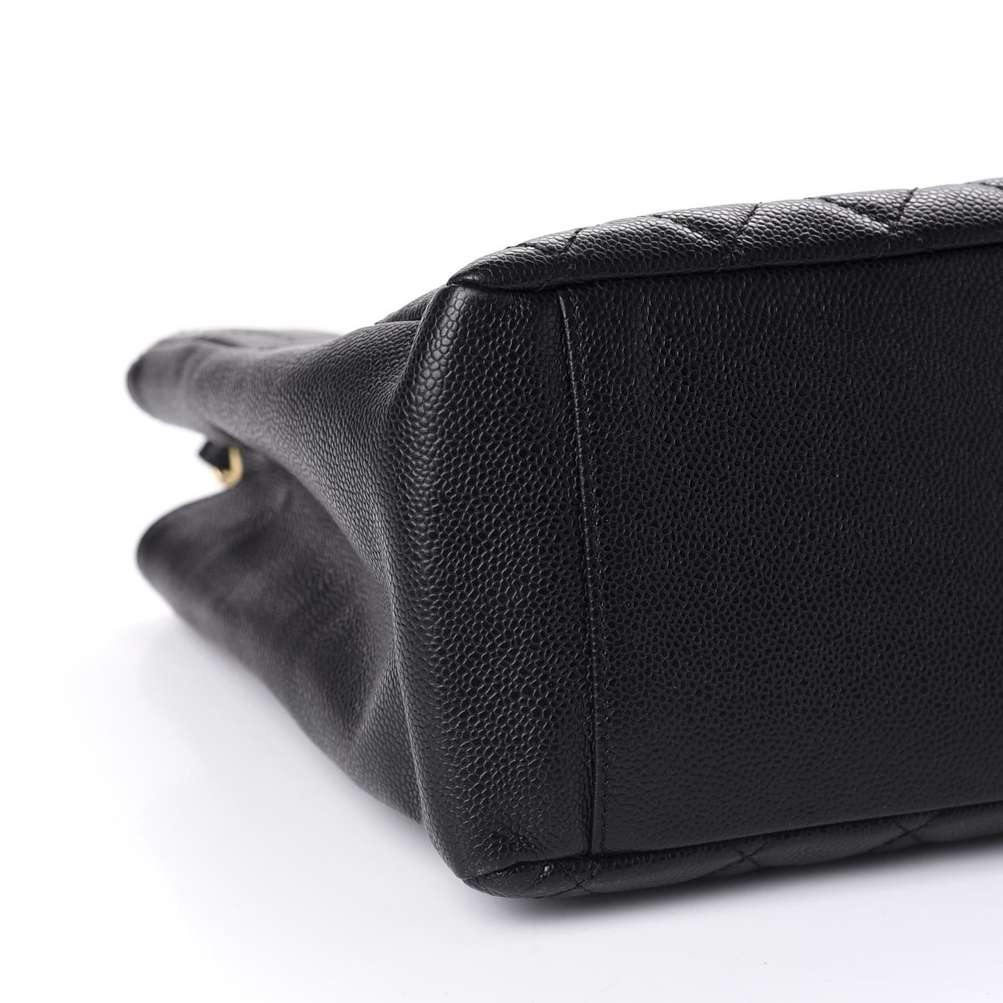Caviar Quilted Grand Shopping Tote GST Black