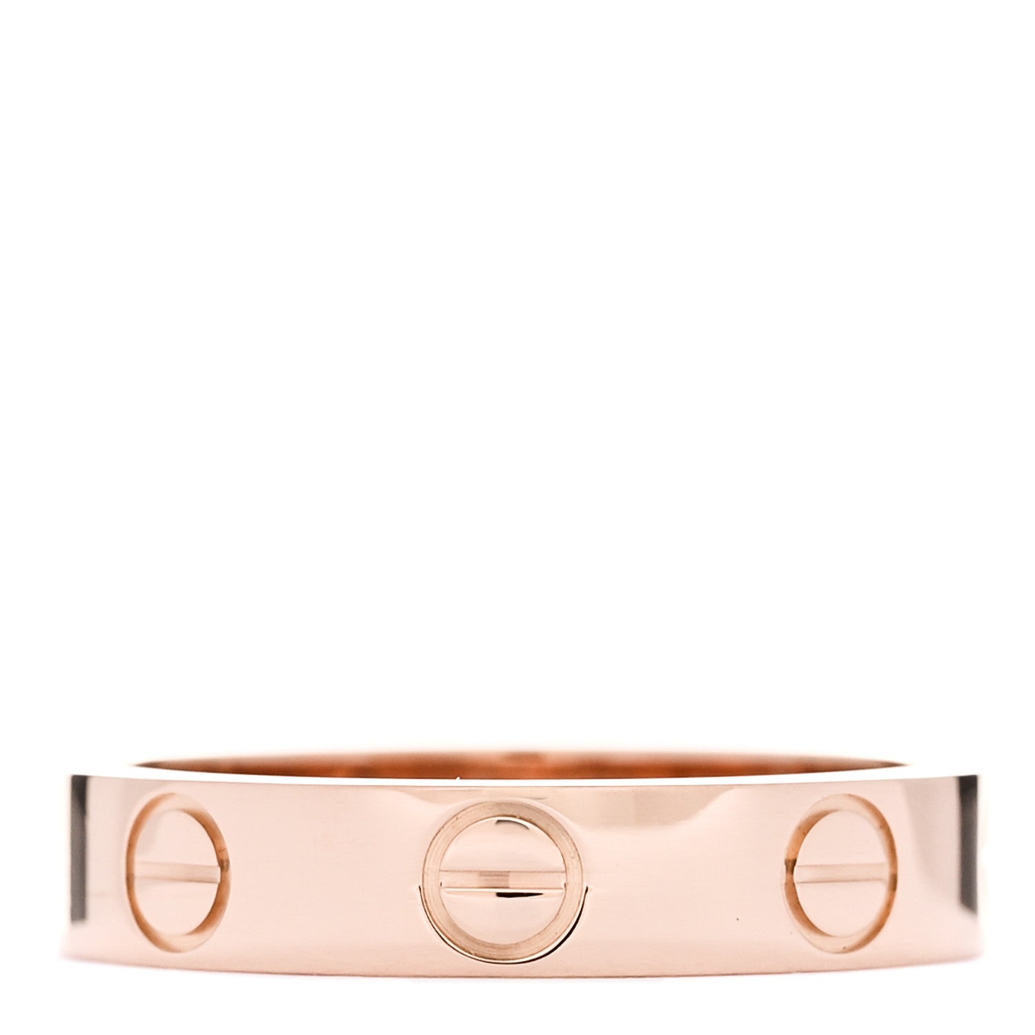 Cartier 18K Pink Gold 3.5mm LOVE Wedding Band Ring 47 4 1 of 4